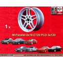 1 jante M-Parallel 8x18 5x120 BMW E28  E28 E34 E39 E60 E61 s5 E24 s6 E23 E32 E38 s7 silver/diamond cut