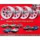 4 Felgen Minilite 7x13 4x114.3 Toyota Datsun Nissan Mazda Mitsubishi Toyota AE86 Levin Trueno Celica TA22 RA28 RA40 Dats