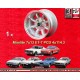1 llanta Minilite 7x13 4x114.3 Toyota Datsun Nissan Mitsubishi    Datsun 240Z 260Z 280Z 180B Mitsubishi Lancer Galant RW