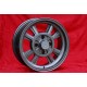 1 ud. llanta Datsun Triumph 432 7x15 ET0 4x114.3 anthracite 240Z 260Z 280Z 280 ZX Triumph TR2 TR3 TR3A TR4 TR4 TR5 TR250