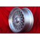 1 llanta RC90 7.5x17 5x108 Volvo Volvo 140 160 240 260 740 760 780 940 960 silver/diamond cut