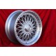 4 llantas RC90 7.5x17 5x108 Volvo Volvo 140 160 240 260 740 760 780 940 960 silver/diamond cut