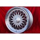 4 cerchi RC90 7.5x17 5x108 Volvo Volvo 140 160 240 260 740 760 780 940 960 silver/diamond cut