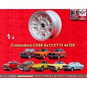 1 wheel Cromodora CD30 6x13 4x100 Opel Volkswagen BMW 1502  1502 1602 1802 2002 tii 3 E21 Kadett B-C Manta Ascona A-B GT