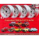 4 jantes Cromodora CD30 6x13 4x100 Opel Volkswagen BMW 1502  1502 1602 1802 2002 tii 3 E21 Kadett B-C Manta Ascona A-B G