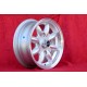 1 cerchio Minilite 5.5x13 4x110 Toyota Mazda Toyota Corolla KE10/20 Mazda 616 818 RX-2 RX-3 RX-7 323 626 929  silver/dia