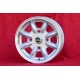 1 wheel Minilite 5.5x13 4x110 Toyota Mazda Toyota Corolla KE10/20 Mazda 616 818 RX-2 RX-3 RX-7 323 626 929  silver/diamo
