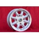 4 llantas Minilite 5.5x13 4x110 Toyota Mazda Toyota Corolla KE10/20 Mazda 616 818 RX-2 RX-3 RX-7 323 626 929  silver/dia