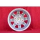 4 Felgen Minilite 5.5x13 4x110 Toyota Mazda Toyota Corolla KE10/20 Mazda 616 818 RX-2 RX-3 RX-7 323 626 929  silver/diam