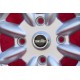 4 Felgen Minilite 5.5x13 4x110 Toyota Mazda Toyota Corolla KE10/20 Mazda 616 818 RX-2 RX-3 RX-7 323 626 929  silver/diam