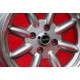 1 cerchio Minilite 8x15 4x100 BMW 1502-2002 1500-2000tii 2000C CA CS 3 E21 E30 silver/diamond cut