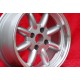 1 cerchio Minilite 8x15 4x100 BMW 1502-2002 1500-2000tii 2000C CA CS 3 E21 E30 silver/diamond cut