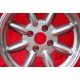 4 wheels Minilite 8x15 4x100 BMW 1502-2002 1500-2000tii 2000C CA CS 3 E21 E30 silver/diamond cut