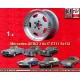 1 wheel Aero 3 8x17 5x112 Mercedes 107 108 109 116 123 126 129  silver/diamond cut