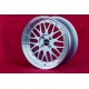 1 llanta BBS Le Mans 7.5x17 4x100 BMW BMW 3 series E30 silver/diamond cut lip