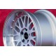 1 llanta BBS Le Mans 10x17 5x120 BMW BMW M3 E30 5s E28 E34 E39 E61 7s E32 E38  8s E31 silver/diamond cut lip