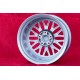 1 cerchio BBS Le Mans 10x17 5x120 BMW BMW M3 E30 5s E28 E34 E39 E61 7s E32 E38  8s E31 silver/diamond cut lip