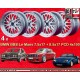 4 wheels BBS Le Mans 7.5x17 + 8.5x17 4x100 BMW E30  E30 3 series 