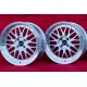 4 wheels BBS Le Mans 7.5x17 + 8.5x17 4x100 BMW BMW 3 series E30