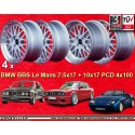 4 jantes BBS Le Mans 7.5x17 + 10x17 4x100 BMW E30  E30 3 series 