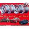 4 jantes BBS Le Mans 7.5x17 + 10x17 4x100 BMW E30  E30 3 series 