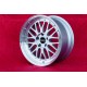 4 wheels BBS Le Mans 8.5x17 + 10x17 5x120 BMW BMW M3 E30 5s E28 E34 E39 E61 7s E32 E38  8s E31