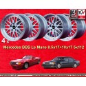4 jantes BBS Le Mans 8.5x17 + 10x17 5x112 Mercedes R129  R129 500E 124