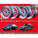 4 Felgen BBS Le Mans 8.5x18 + 9.5x18 5x112 Mercedes 124  124 201