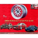 1 llanta BBS Le Mans 8.5x17 4x100 BMW E30  E30 3 series  silver/diamond cut lip