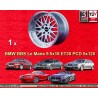 1 jante BBS Le Mans 9.5x18 5x120 BMW E36  E36 E46 s3 Z3 Z4 silver/diamond cut lip