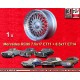 1 llanta RC90 7.5x17 5x112 Mercedes 123  123 107 108 109 116 126 silver/diamond cut