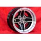 4 cerchi RS 7.5x15 4x108 Ford Escort Mk1-2 Capri Cortina black/diamond cut