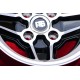 4 llantas RS 7.5x15 4x108 Ford Escort Mk1-2 Capri Cortina black/diamond cut