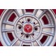 cerchio Fiat Cromodora CD66 7x13 ET10 4x98 silver 124 Spider, Coupé, X1 9