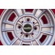 4 llantas Minilite 6x13 4x100 BMW Opel Volkswagen  1502 1602 1802 2002 tii 3 E21 Kadett B-C Manta Ascona A-B GT Olympia 