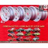 4 Felgen Cromodora CD66 6x13 + 8x13 4x98 Lancia Autobianchi Fiat 124  124 Abarth Berlina Coupe Spider 125 127 128 131 X1