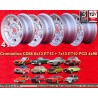 4 Felgen Cromodora CD66 6x13 + 7x13 4x98 Lancia Autobianchi Fiat 124  124 Abarth Berlina Coupe Spider 125 127 128 131 X1