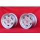 4 Felgen Cromodora CD66 6x13 + 7x13 4x98 Fiat Lancia Autobianchi 124 Abarth Berlina Coupe Spider 125 127 128 131 X19 A11