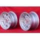 4 cerchi Cromodora CD66 6x13 + 7x13 4x98 Fiat Lancia Autobianchi 124 Abarth Berlina Coupe Spider 125 127 128 131 X19 A11