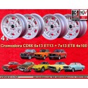 4 Felgen Cromodora CD30 6x13 + 7x13 4x100 Opel Volkswagen BMW 1502  1502 1602 1802 2002 tii 3 E21 Kadett B-C Manta Ascon