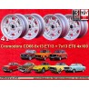 4 llantas Cromodora CD30 6x13 + 7x13 4x100 Opel Volkswagen BMW 1502  1502 1602 1802 2002 tii 3 E21 Kadett B-C Manta Asco
