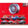 1 Felge RC90 7.5x17 4x100 Volkswagen Golf  Golf 1-3 Scirocco 1-2 Jetta 1-2 Vento Passat 35i 3B 3BG BS Corrado EOS silver