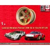 1 llanta Stratos 12x15 5x108 Ferrari Lancia Stratos  Stratos Gr4 FERRARI 308 GTB Gr4 gold