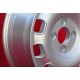 Alfa Romeo TZ 5.5x15 ET35 4x108 silver Giulia TI Super 105 -1971, Giulietta 101, 750 cerchi wheels jantes llantas felgen