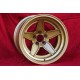 1 wheel Stratos 12x15 5x108 Lancia Ferrari LANCIA Stratos Gr4 FERRARI 308 GTB Gr4 gold