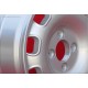 Alfa Romeo TZ 5.5x15 ET35 4x108 silver Giulia TI Super 105 -1971, Giulietta 101, 750 cerchi wheels jantes llantas felgen