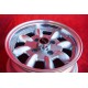 Fiat Minilite 5x12 ET20 4x98 silver/diamond cut 126, 600, 850 cerchi wheels jantes llantas felgen