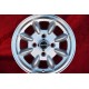Fiat Minilite 5x12 ET20 4x98 silver/diamond cut 126, 600, 850 cerchio wheel jante llanta felge