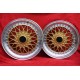 4 Felgen Super RS 7x16 + 8x16 4x100 BMW Opel Volkswagen 3 serie E21 E30 Volkswagen Golf 1-3 Scirocco 1 2 Jetta 1 2 Vento