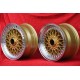 4 wheels Super RS 7x16 + 8x16 4x100 BMW Opel Volkswagen 3 serie E21 E30 Volkswagen Golf 1-3 Scirocco 1 2 Jetta 1 2 Vento